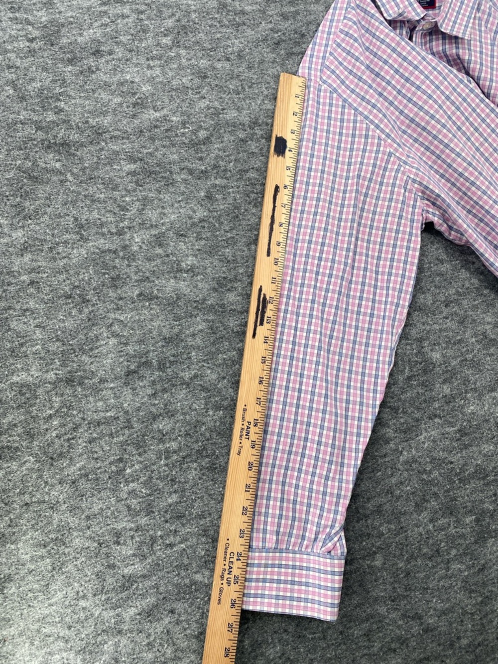 UNTUCKit Pink Blue Plaid Button Front Shirt XXL Wrinkle Free - Picture 8 of 8
